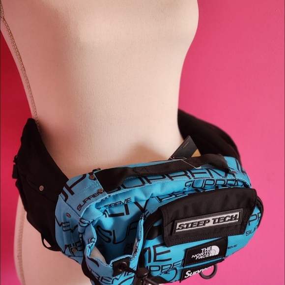 The North Face Other - Supreme the North Face steep tech weist bag teal and black one size